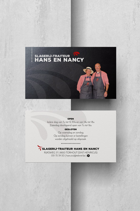 Slagerij Hans - Visitekaartje