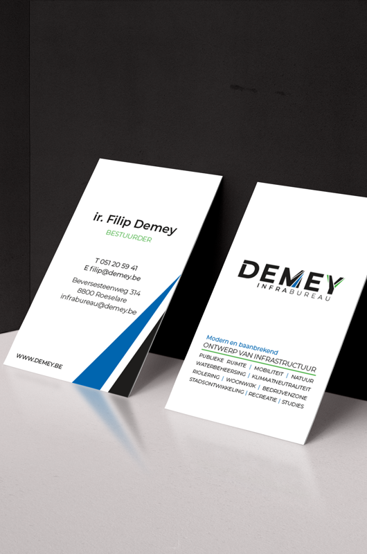 Infrabureau Demey - Visitekaartje